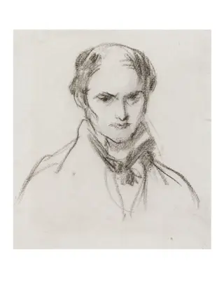 Self-portrait, by Daniel Maclise, 1825