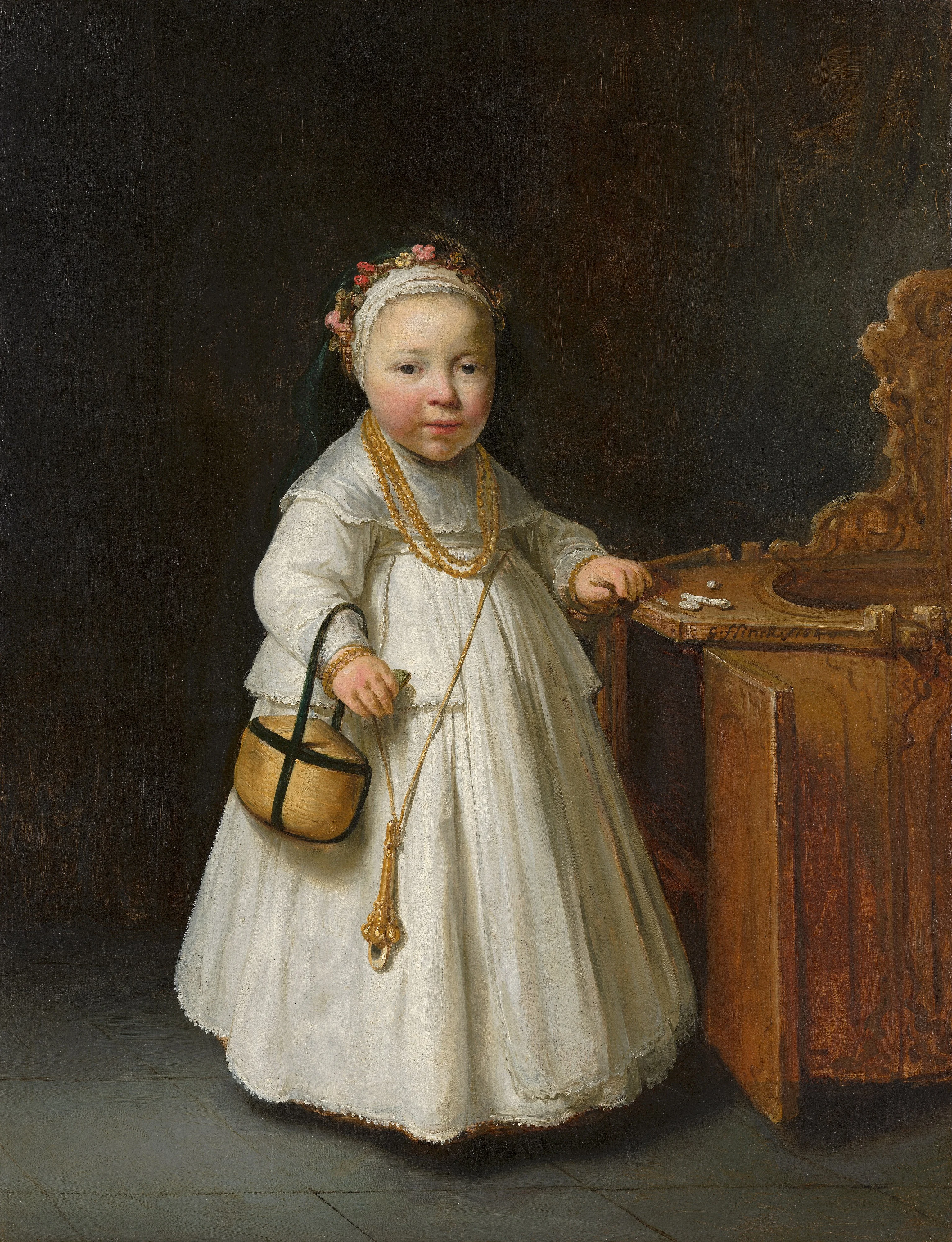 Girl by a High Chair, detail