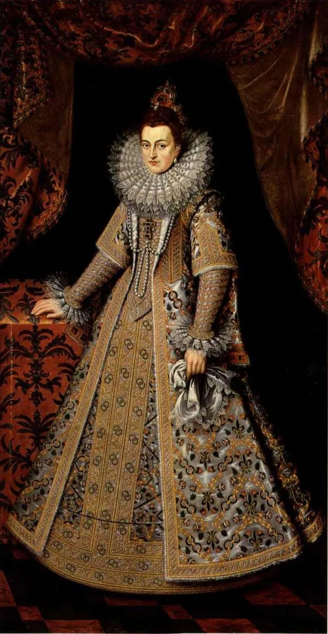 Porträt der Isabella Clara Eugenia (1566-1633), detail