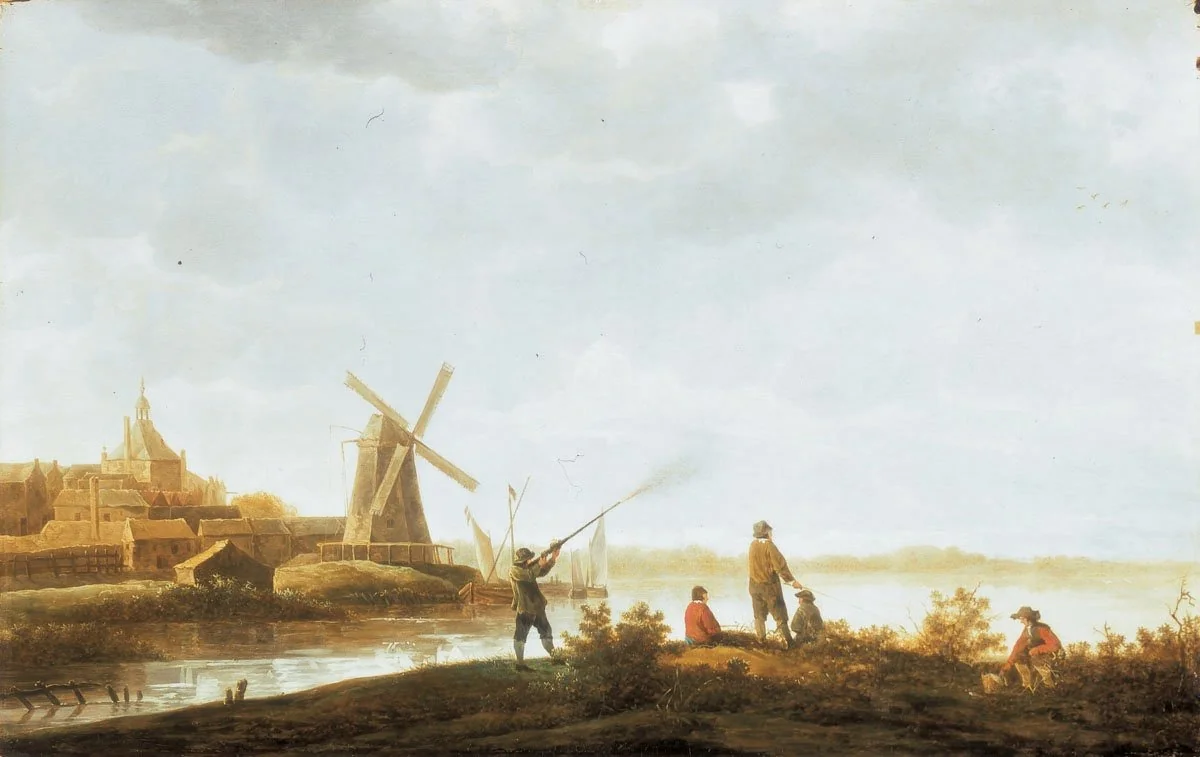 View of Dordrecht with the Rietdijkse Poort, detail
