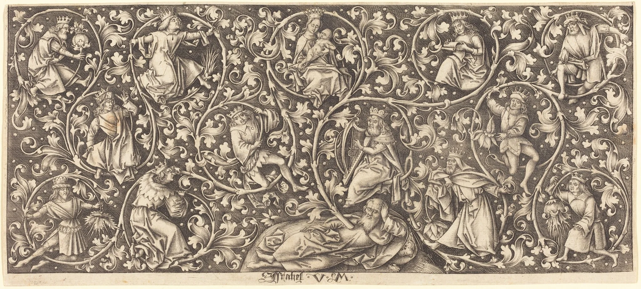 Ornament with the Tree of Jesse, detail