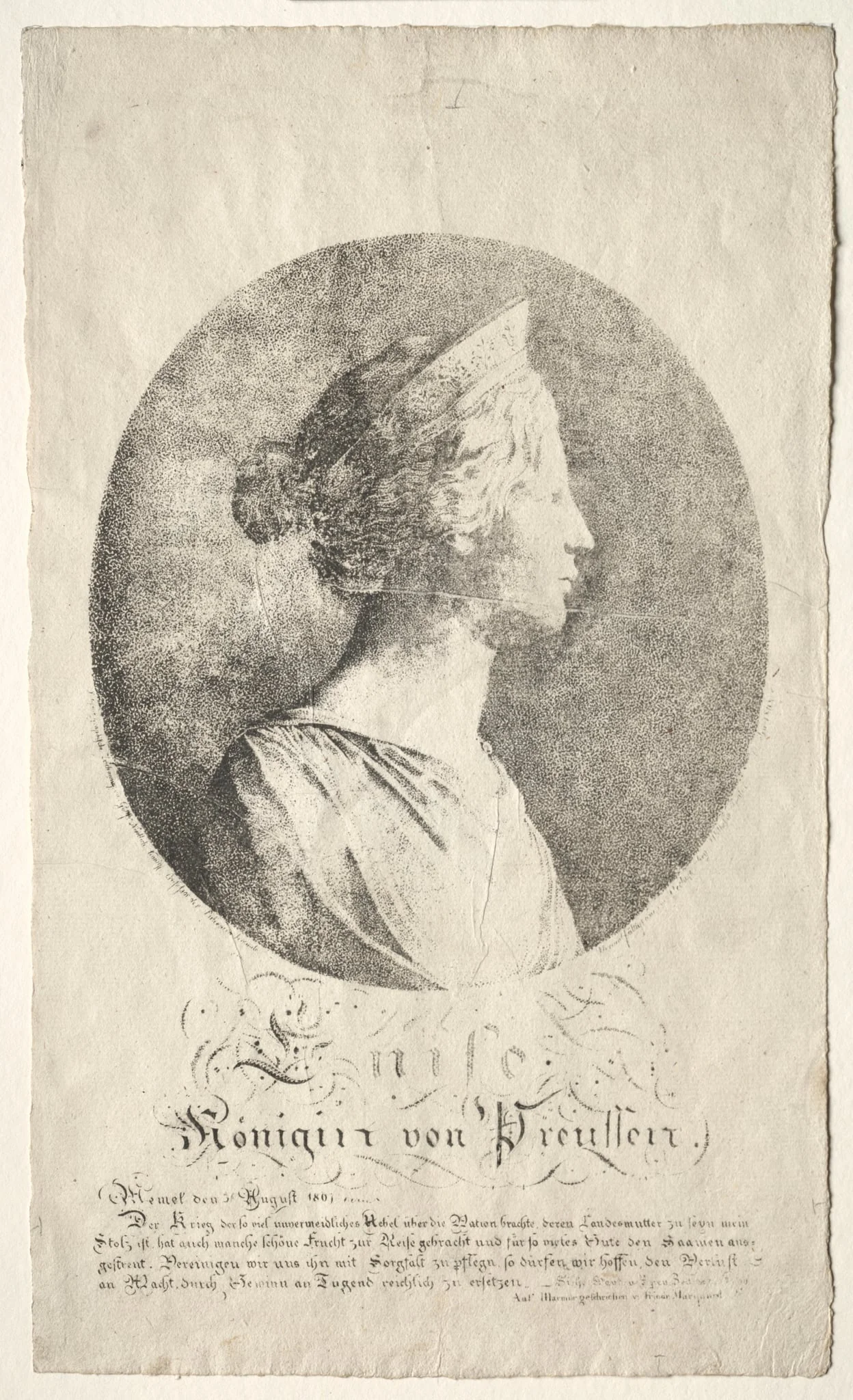 Queen Louise of Prussia, detail