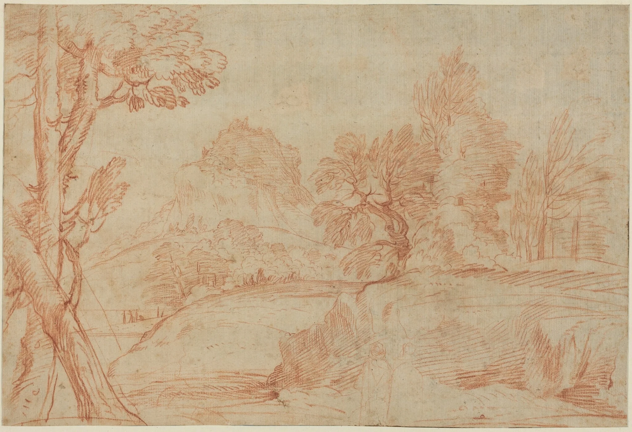 Classical Landscape, detail