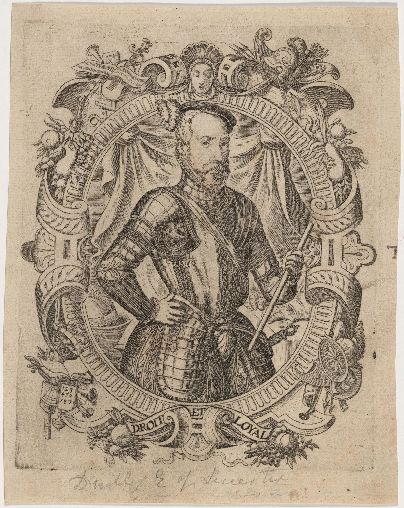 Robert Dudley, Earl of Leicester, detail