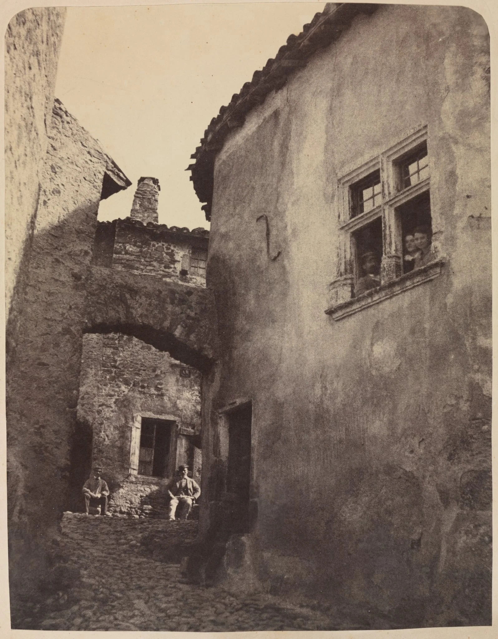 View of a Village, detail