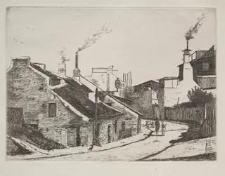 Country Street in Alouette, by François Bonvin, 1861