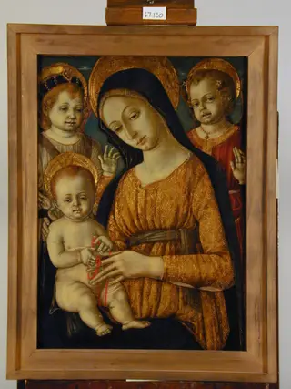 Madonna and Child with Angels, by Matteo di Giovanni, unspecified, 1330