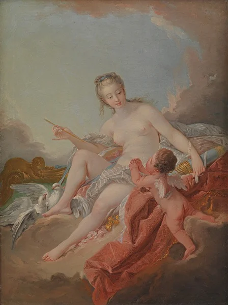 Venus og Amor, detail