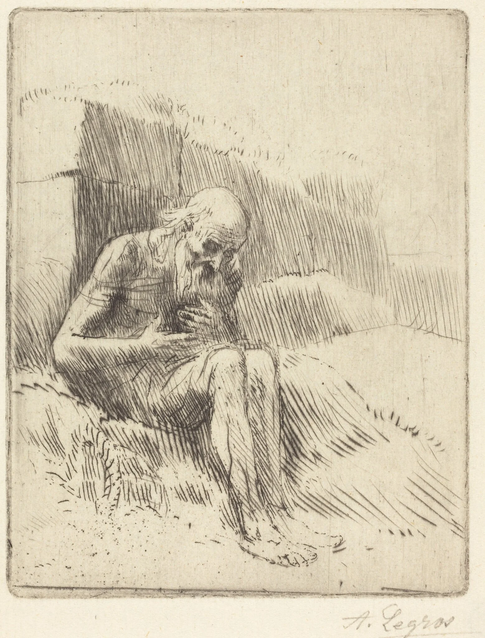 Job, 2nd plate, detail