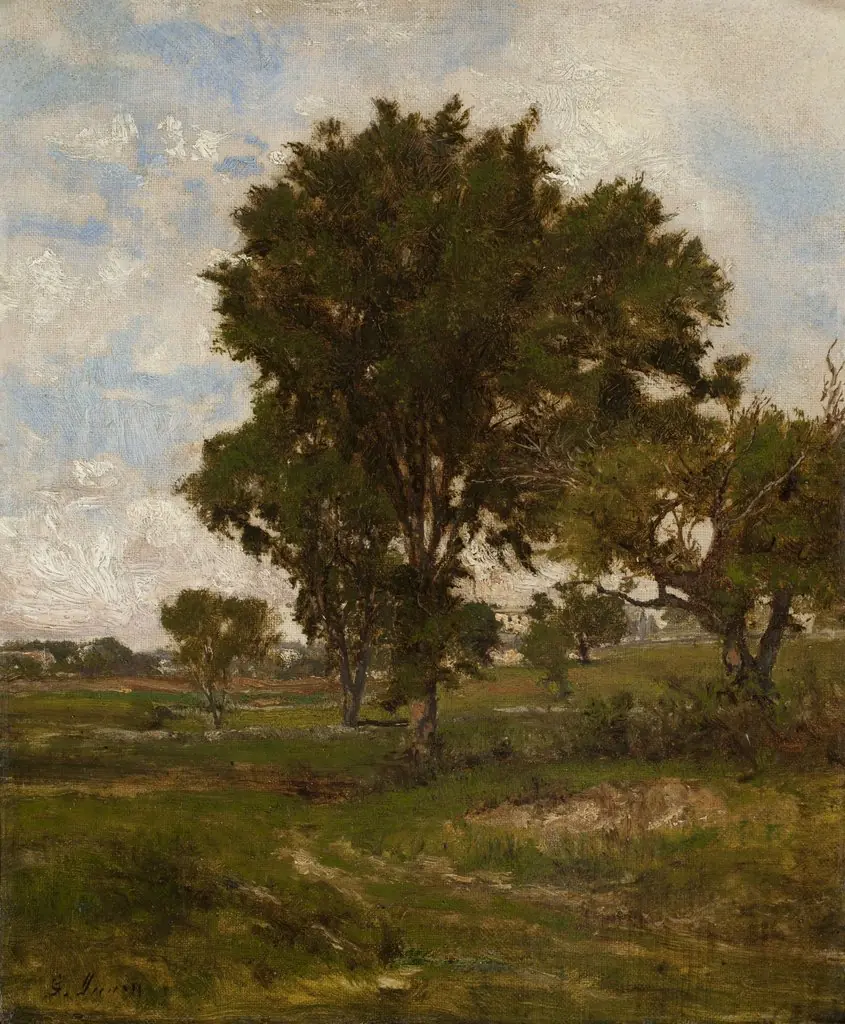 The Elm Tree, by George Inness, oil, 1890