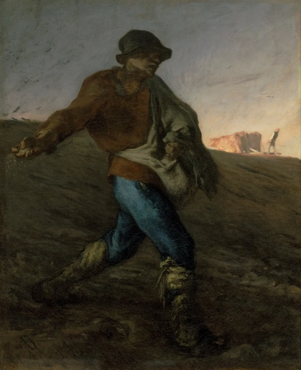 The Sower, by Jean François Millet, oil, 1850
