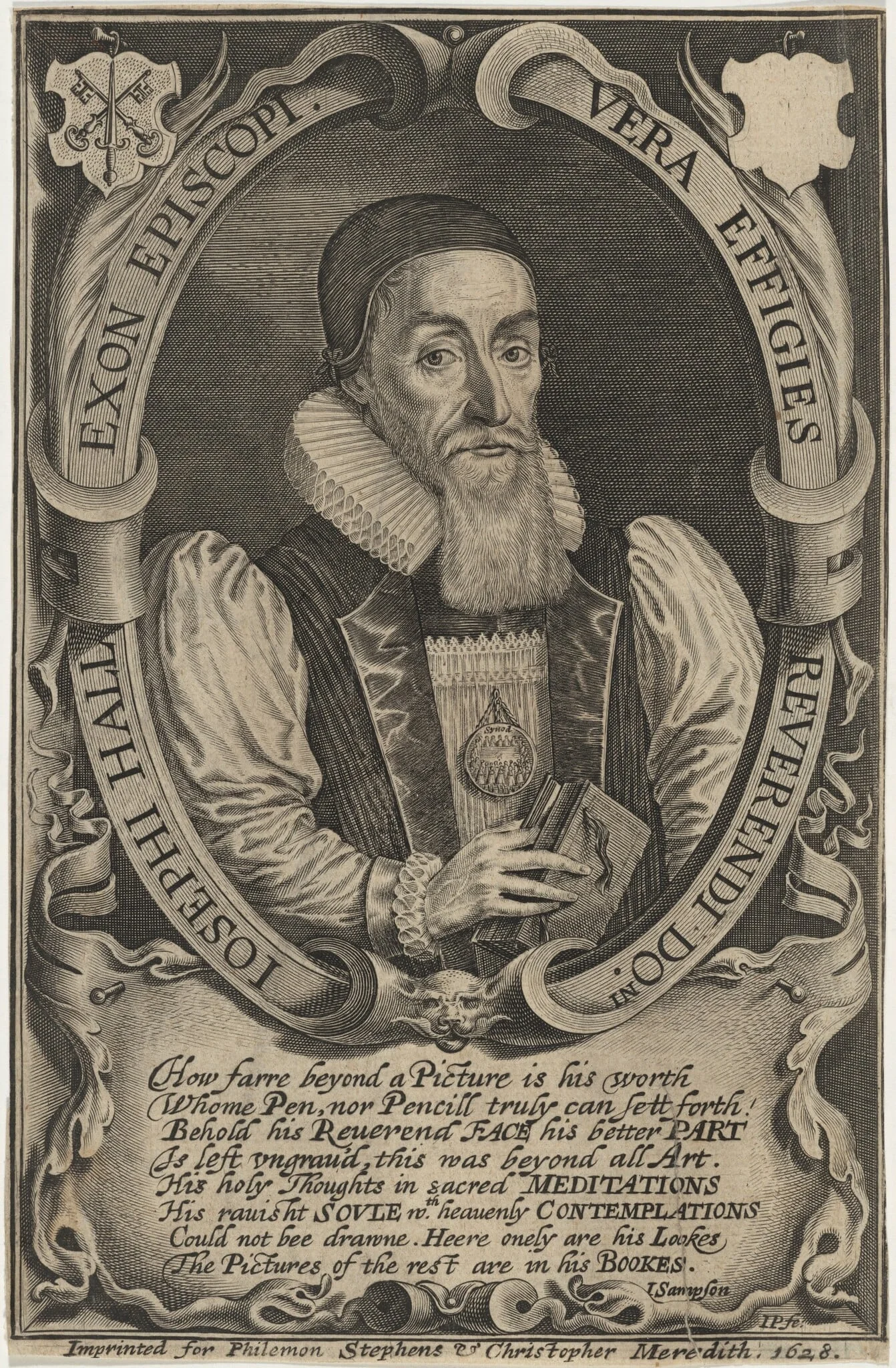 Joseph Hall, Bishop of Norwich, detail