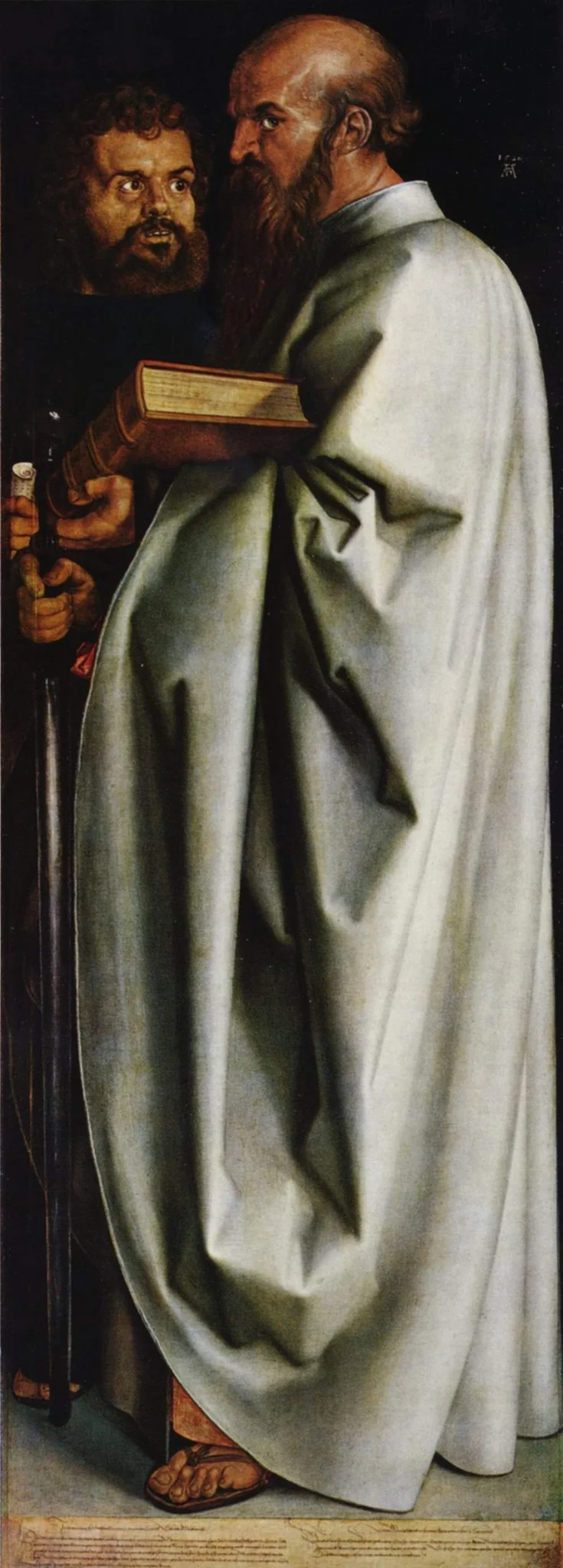 The Four Apostles: Saints Mark and Paul, detail