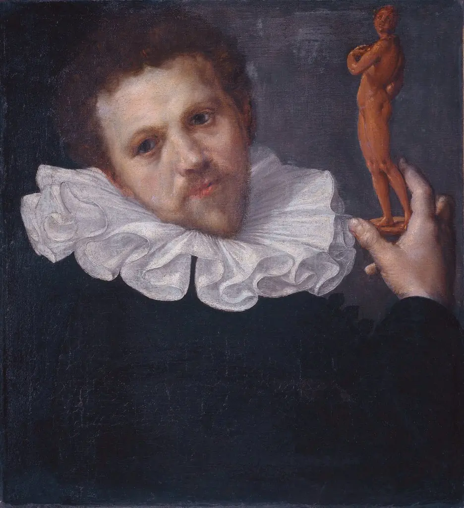 Portrait of Paulus van Vianen (1550-1613), by Cornelis Ketel, oil, 1598