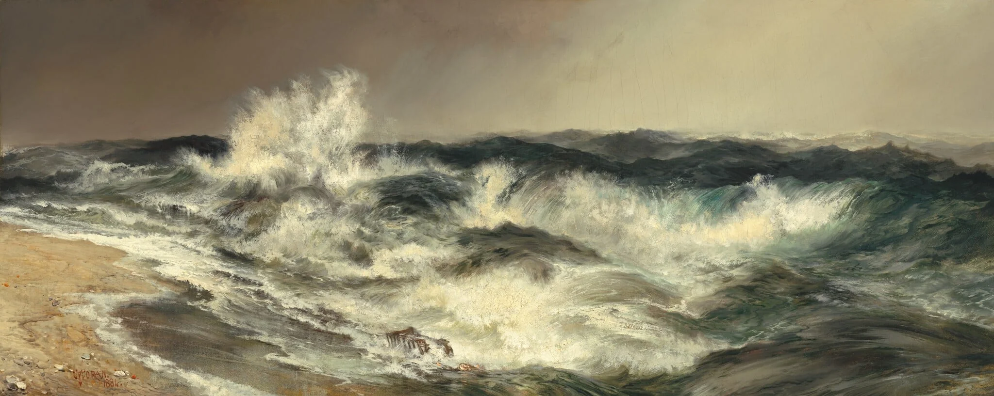 The Much Resounding Sea, detail
