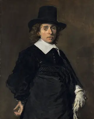 Adriaen van Ostade, by Frans Hals, oil, 1647
