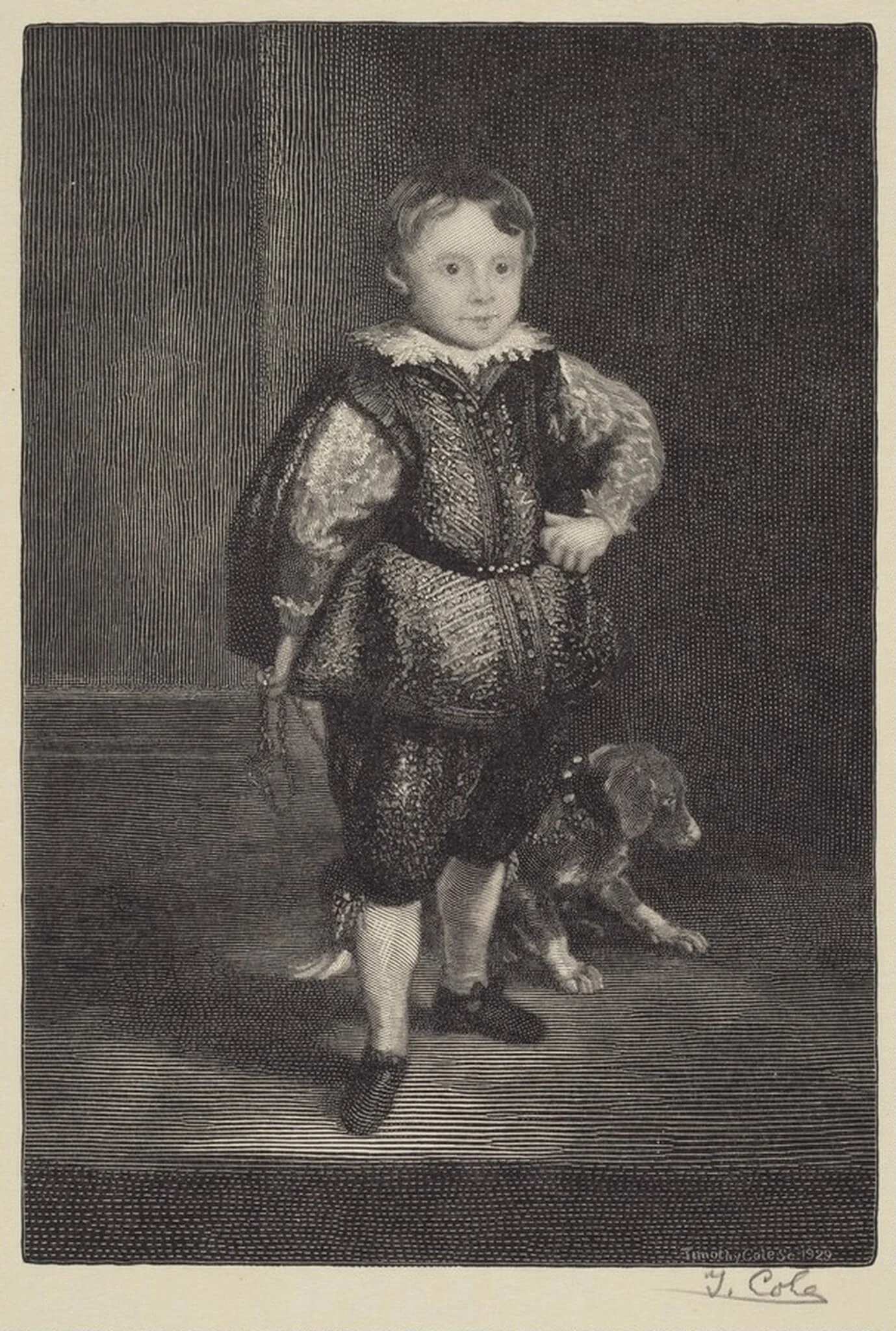 Filippo Cattaneo, Son of Marchesa Elena Grimaldi, detail
