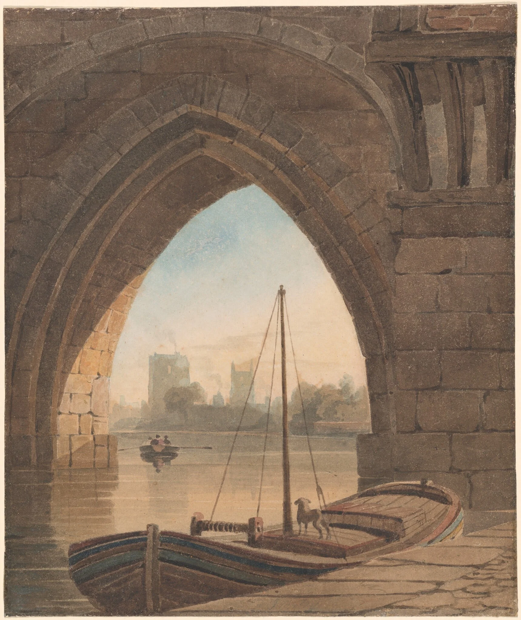 Looking under the Bridge, detail