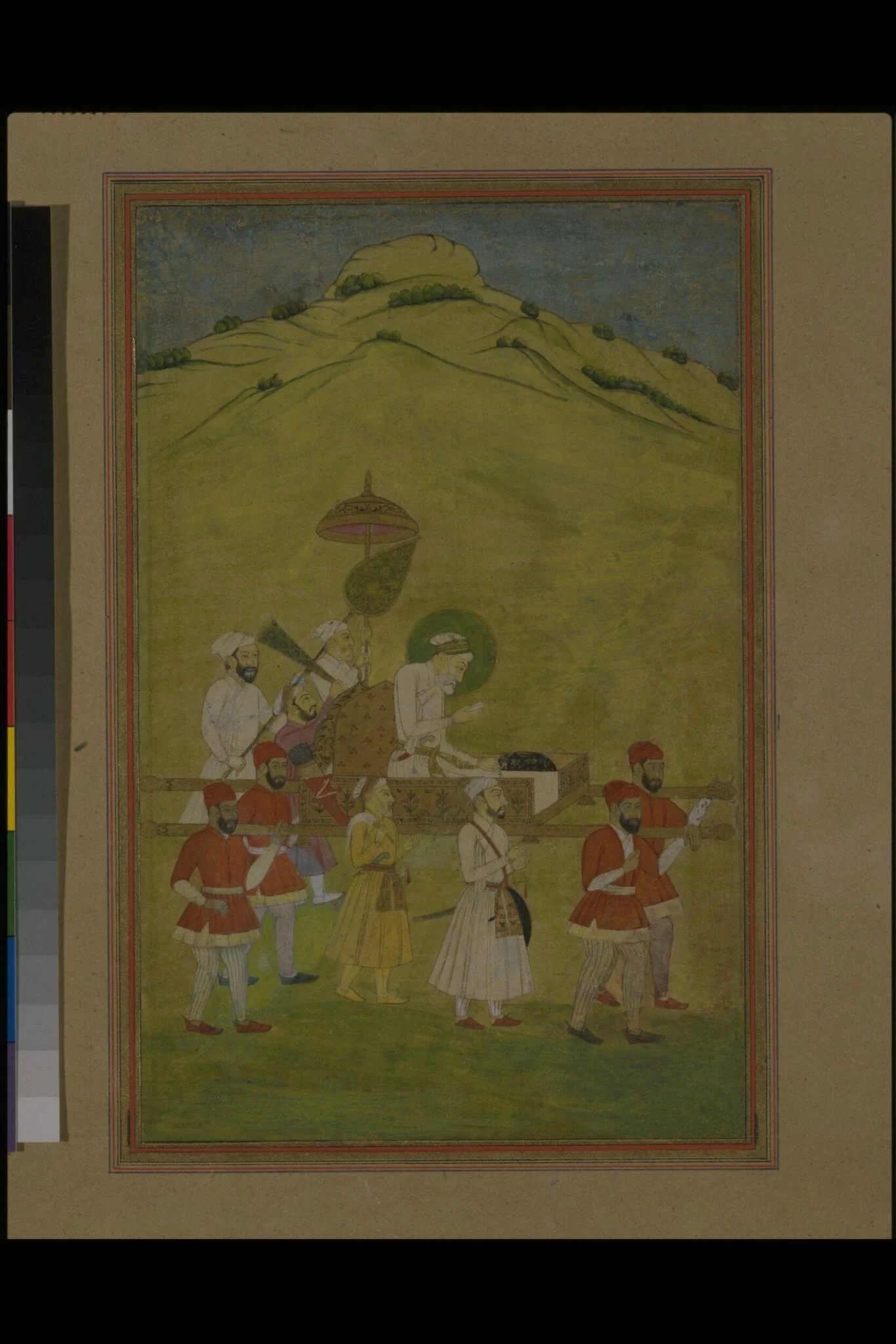 The Mughal emperor Alamgir, detail