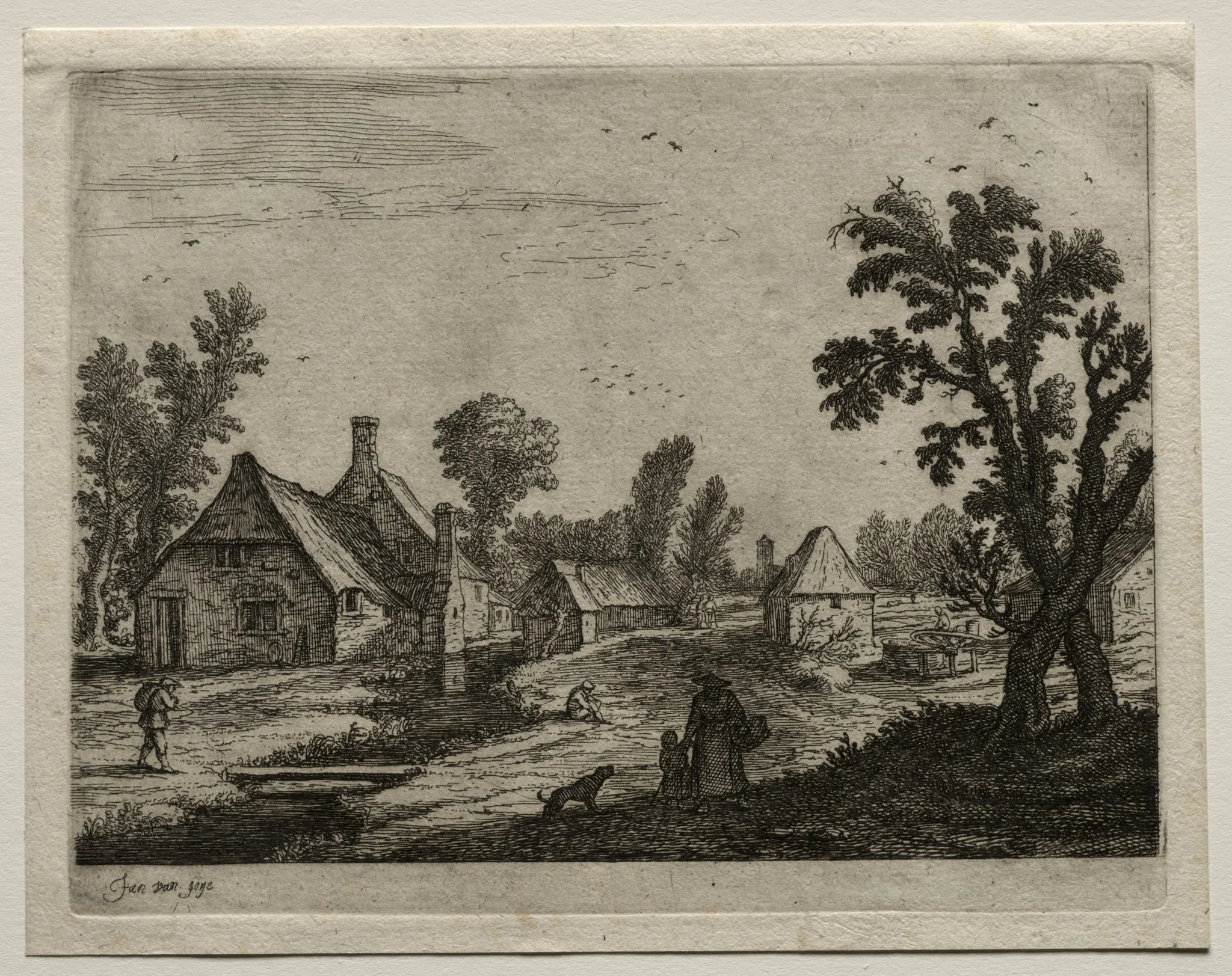 The Plank over the Stream, detail