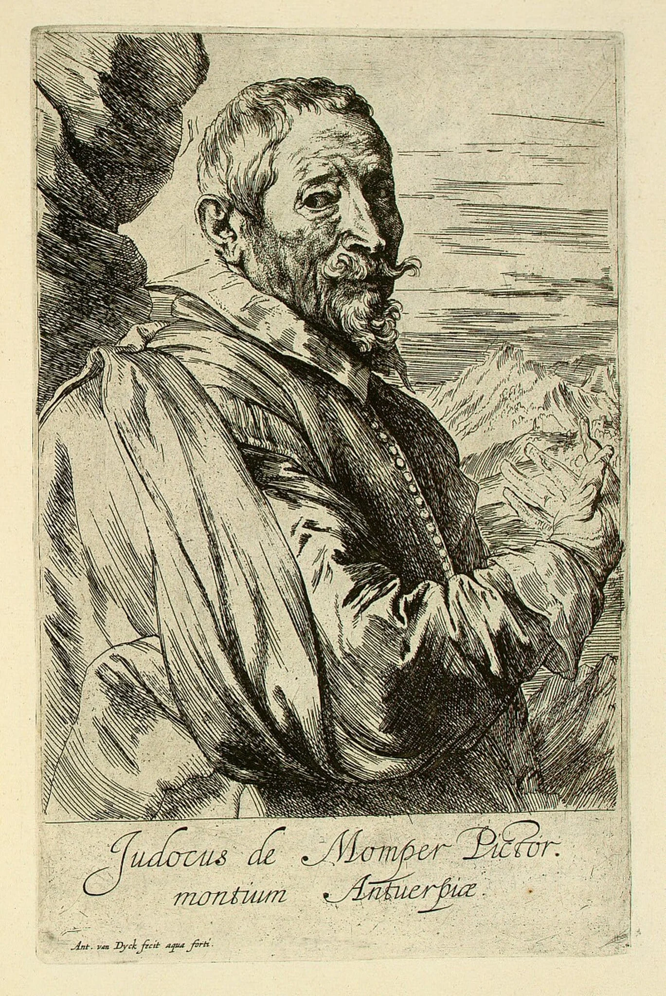 Jodocus de Momper, detail