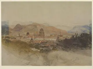Florence, by Samuel Palmer, watercolor, 1838