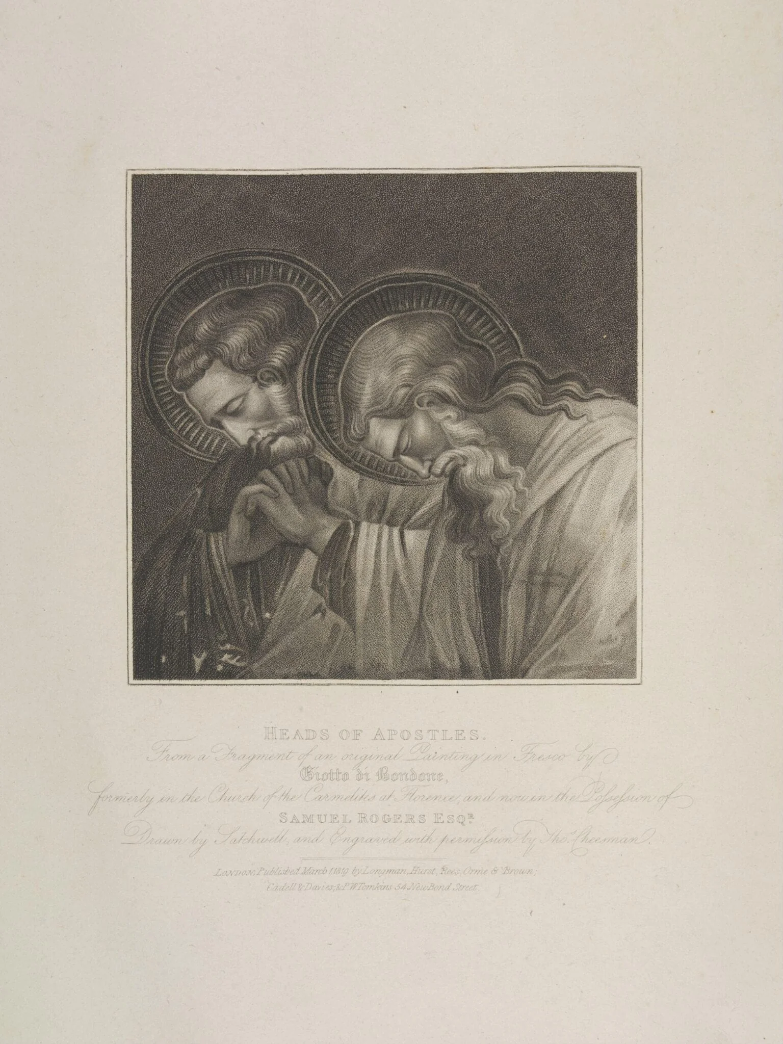 Heads of Apostles, detail