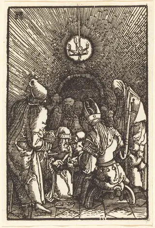 The Circumcision, by Albrecht Altdorfer, ink, 1513