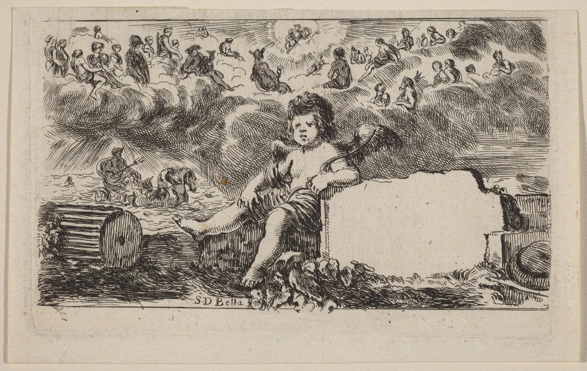 Title Page for "Jeu des Mythologie", detail