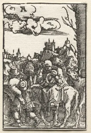 The Fall and Redemption of Man:  The Flight into Egypt, by Albrecht Altdorfer, 1515