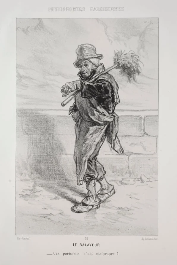 Le Balayeur, detail