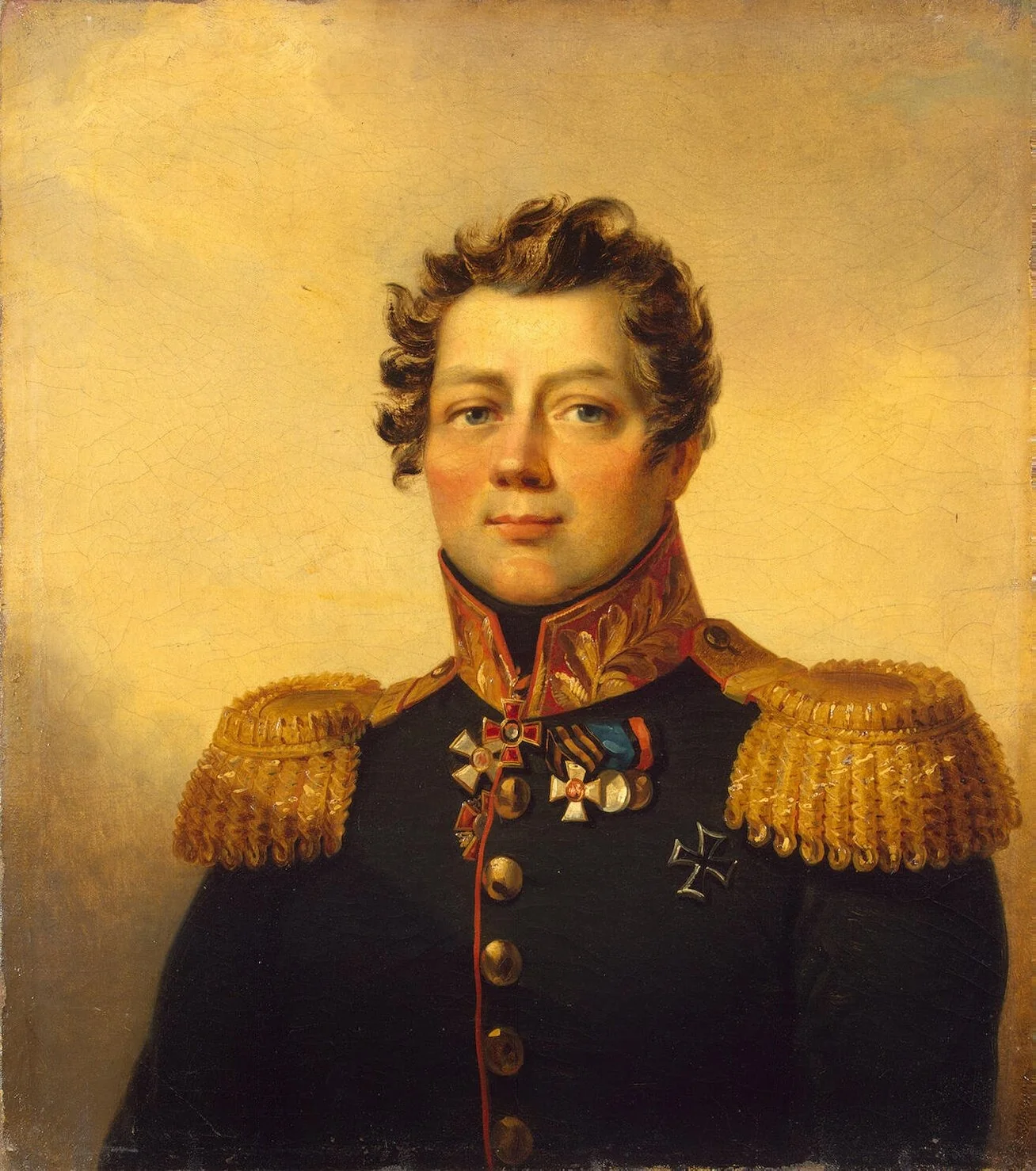 Portrait of Alexey A. Protasov (1780-1833), detail