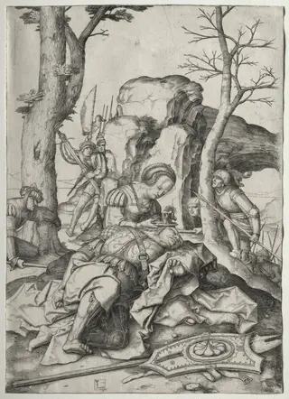 Samson and Delilah, by Lucas van Leyden, 1507