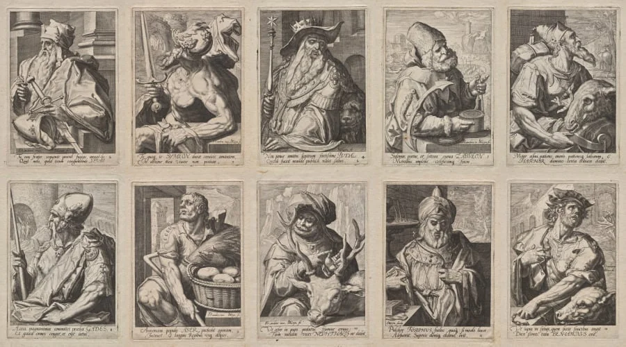 The Twelve Sons of Jacob, detail