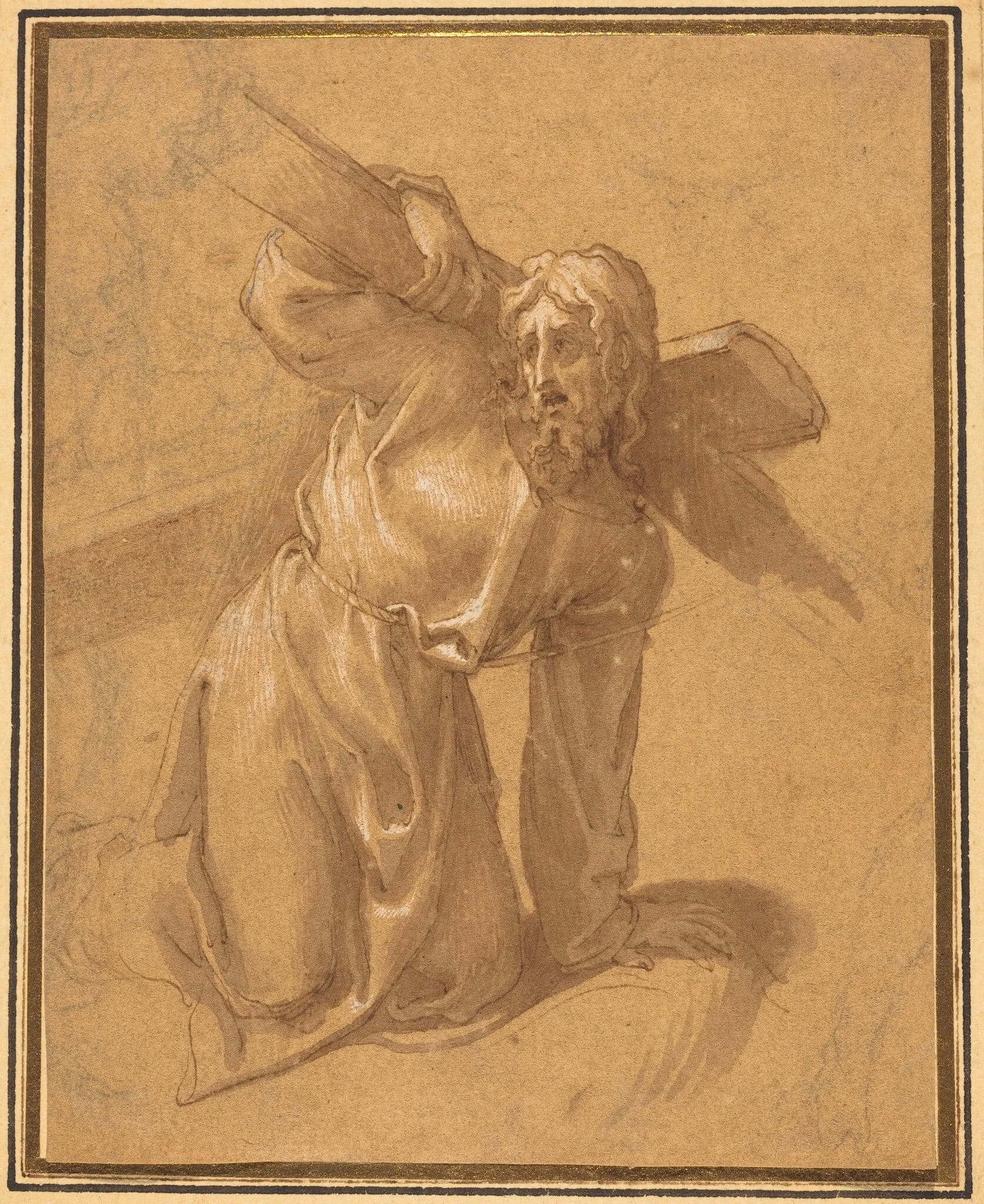 Christ Falling under the Cross, detail
