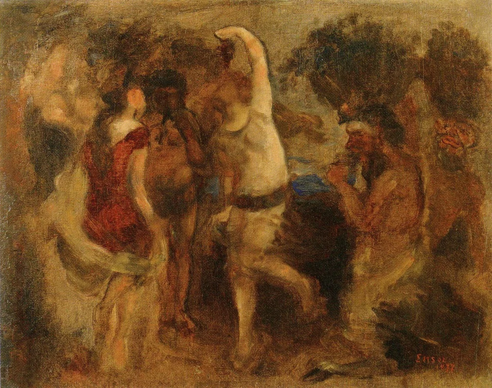 Bacchanal, detail