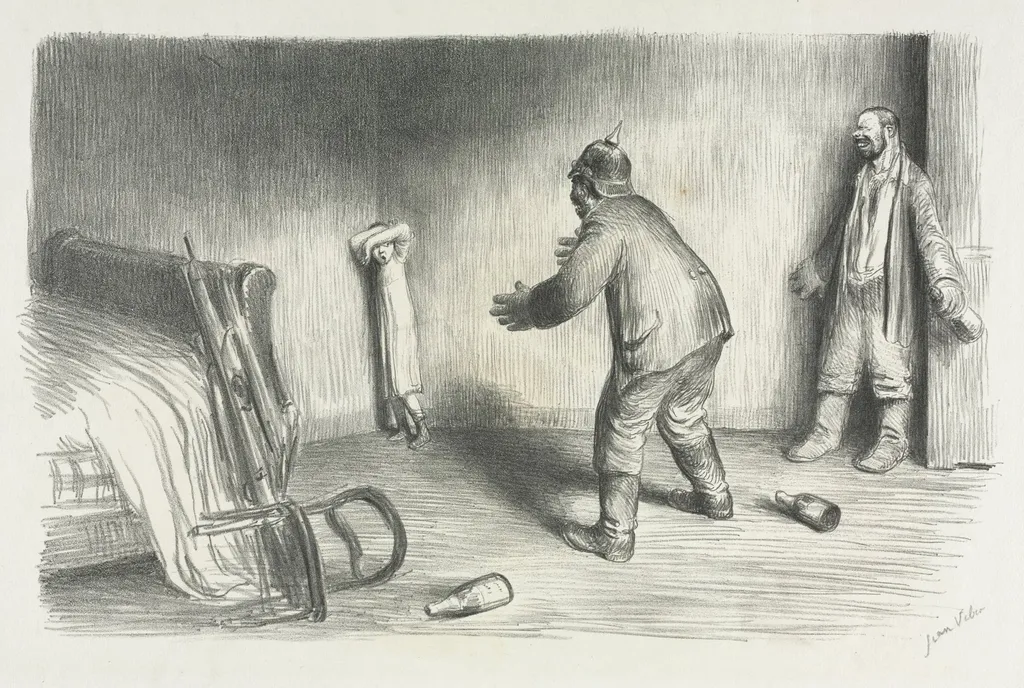 Perdue, by Jean Veber, 1914