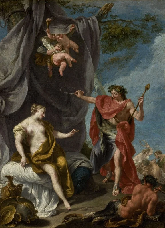 Dionysus and Ariadne, detail