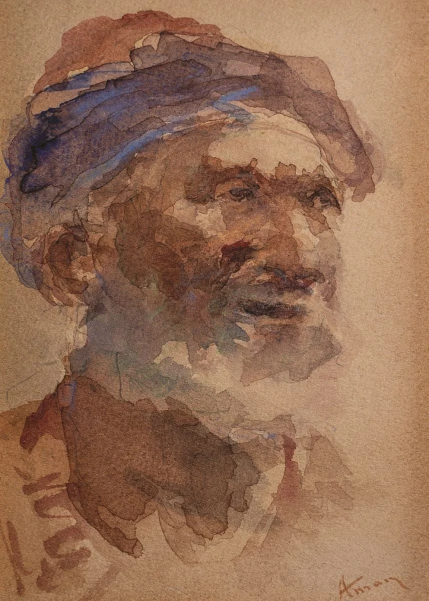Turc bătrân, detail