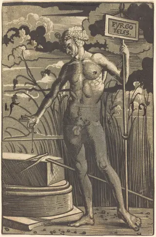 Pyrgoteles, by Hans Wechtlin I, ink, 1503