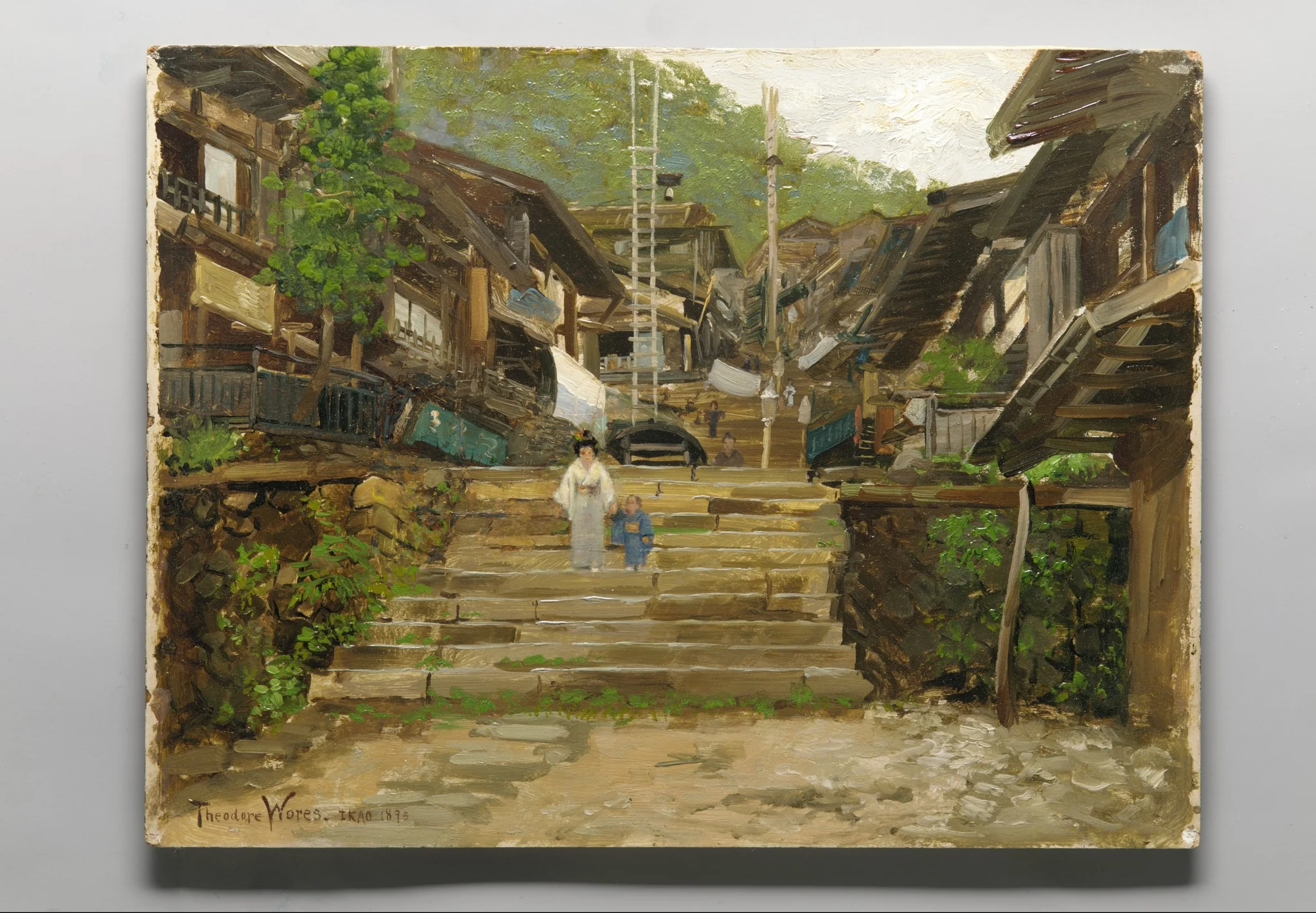 A Street in Ikao, detail