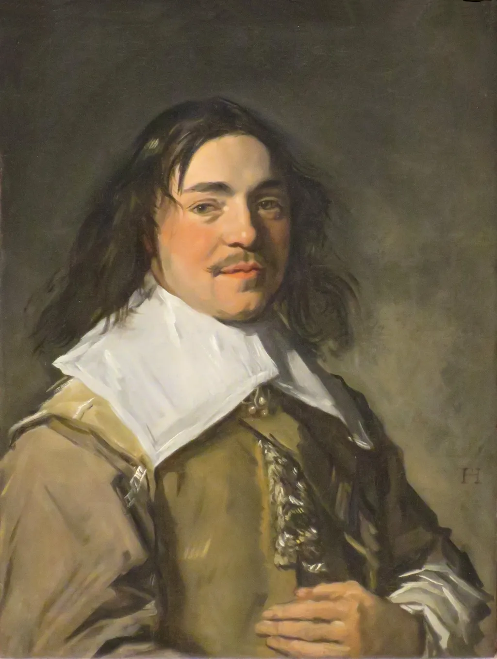 Portrait of a man, by Frans Hals, oil, 1650