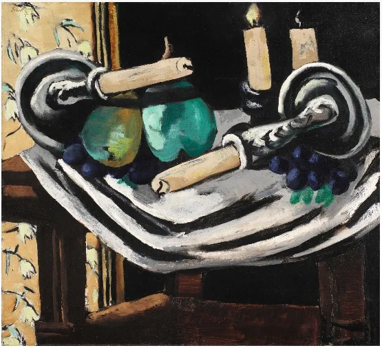 Still Life with Fallen Candles, detail