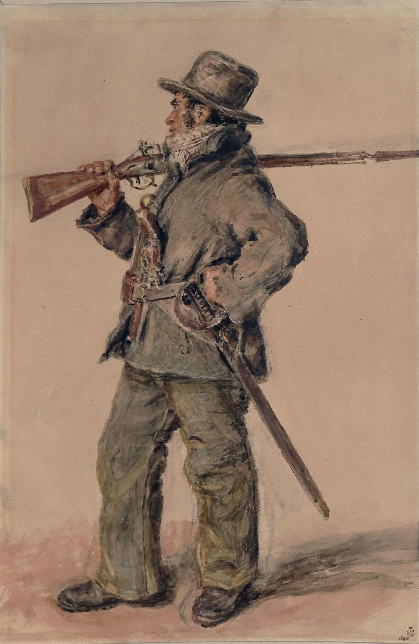 A Coast Guardsman, detail