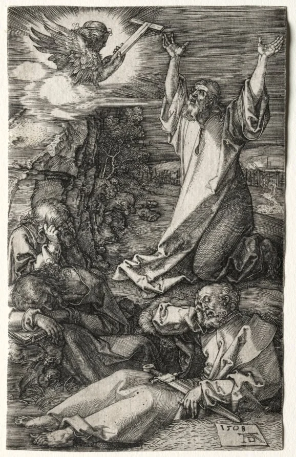 Christ on the Mount of Olives, detail
