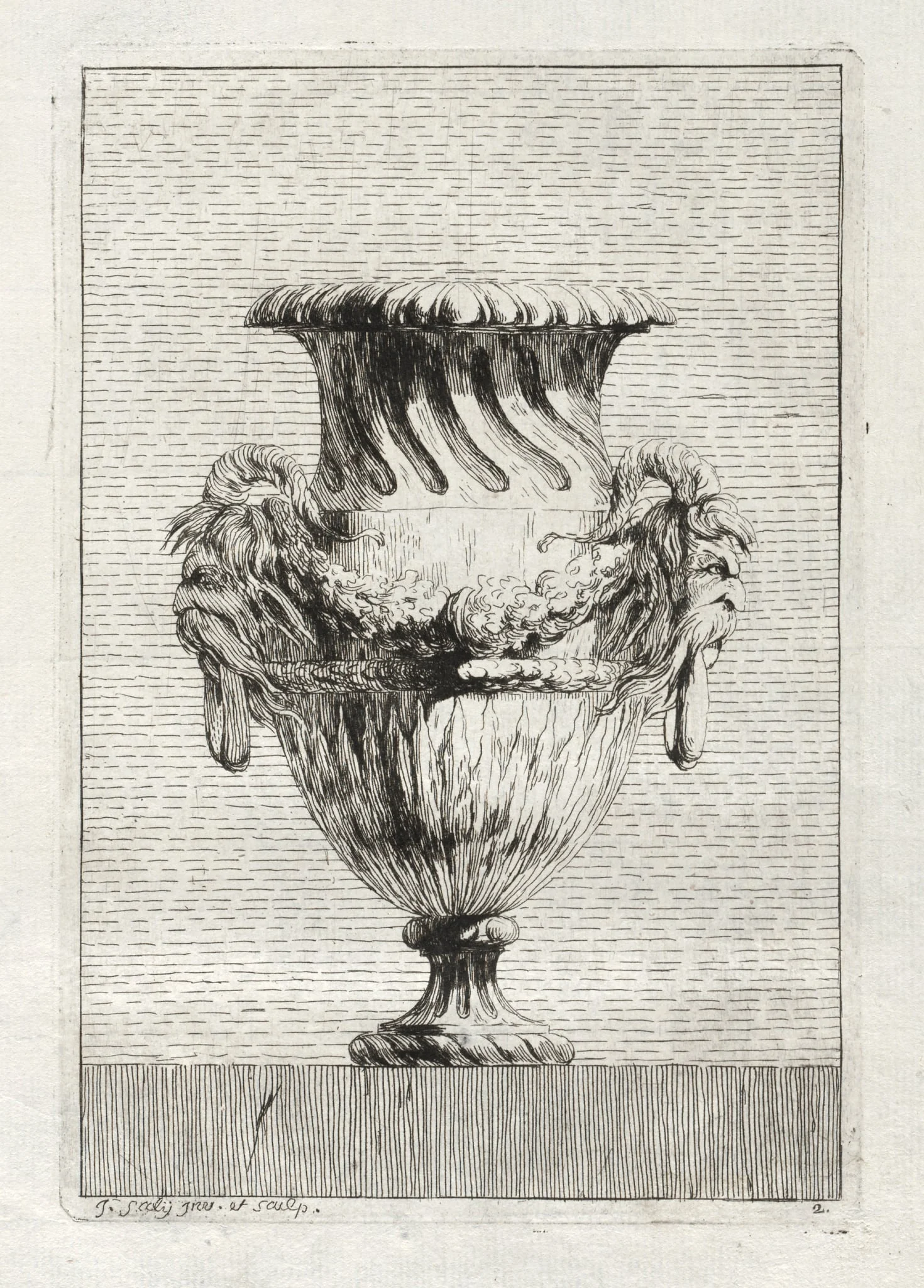 Suite of Vases: Plate 2, detail