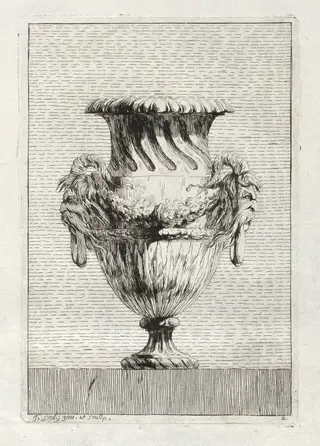 Suite of Vases:  Plate 2, by Jacques François Saly, 1746