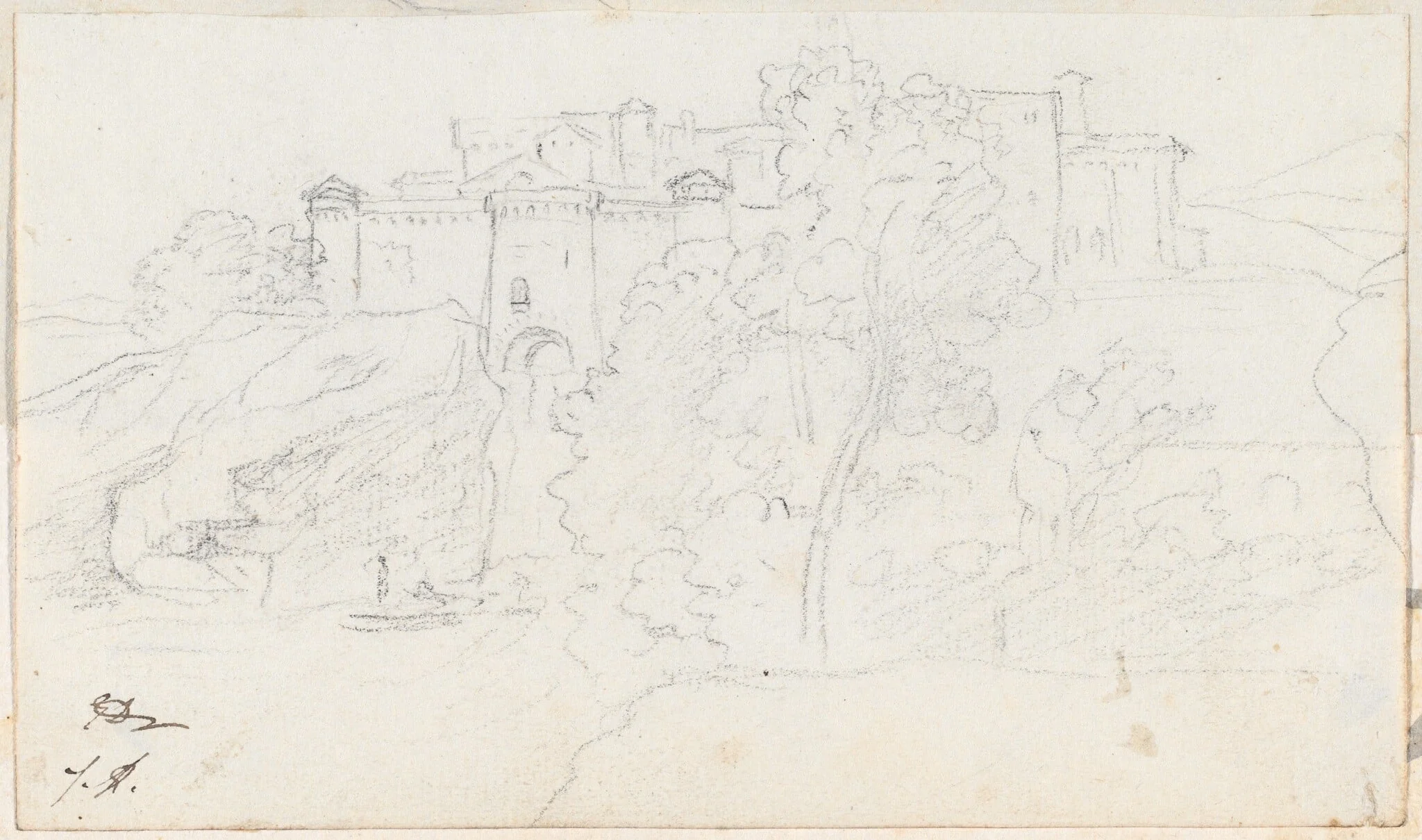 Castle on a Hill, detail