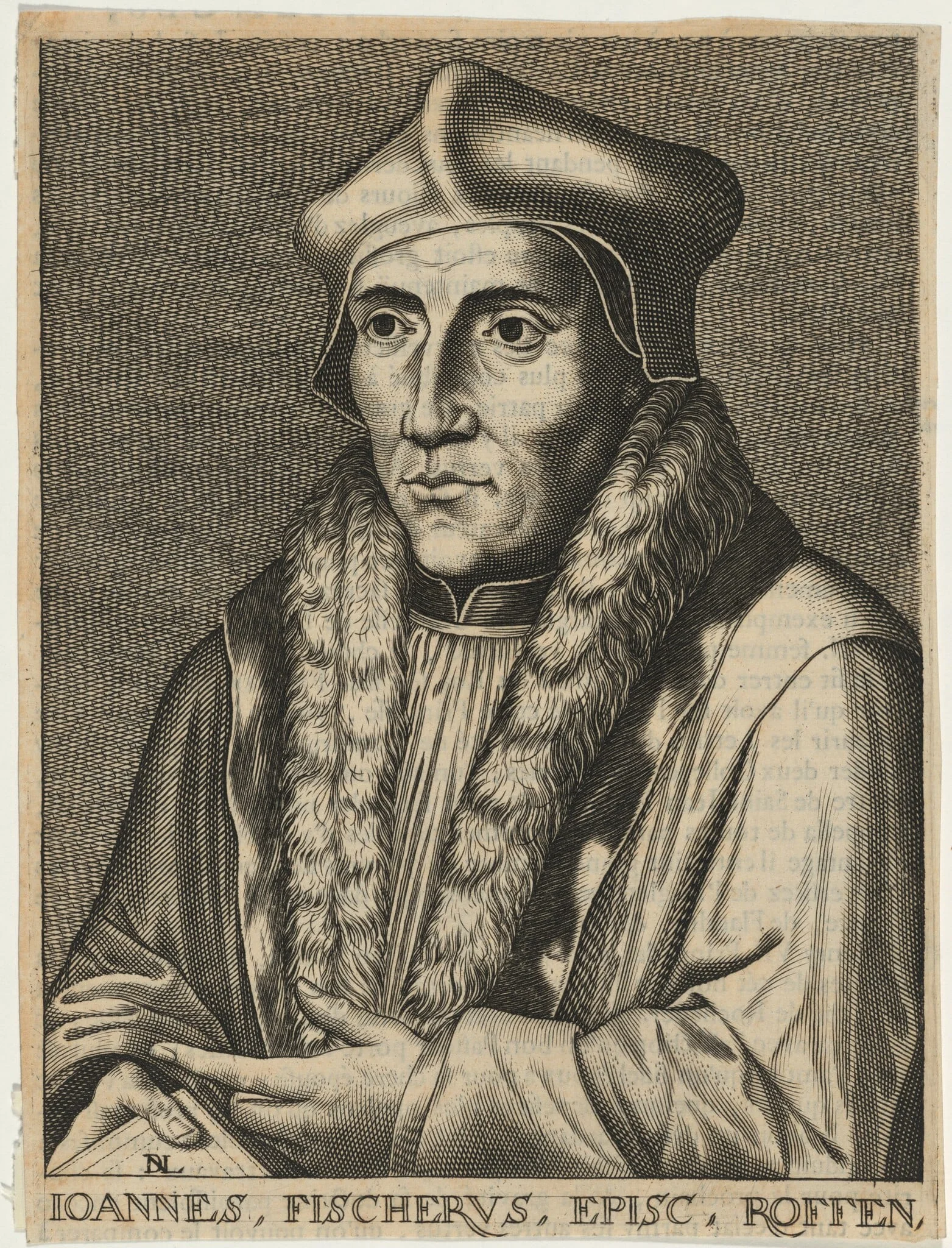 John Fisher, Bishop of Rochester, detail