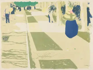 The Avenue (L'avenue), by Ambroise Vollard, ink, 1899